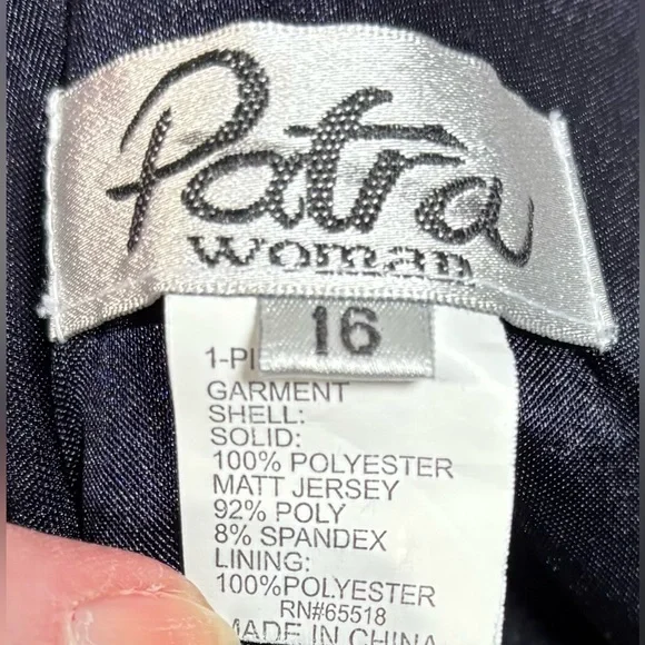 Patra 16 Dark Purple Women Long Sleeve Formal Maxi Dress - Picture 6 of 7